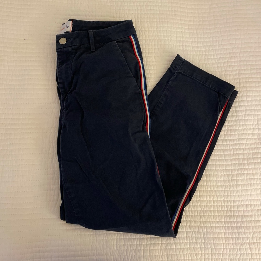 Sundry Pants with Red/White/Blue Stripe